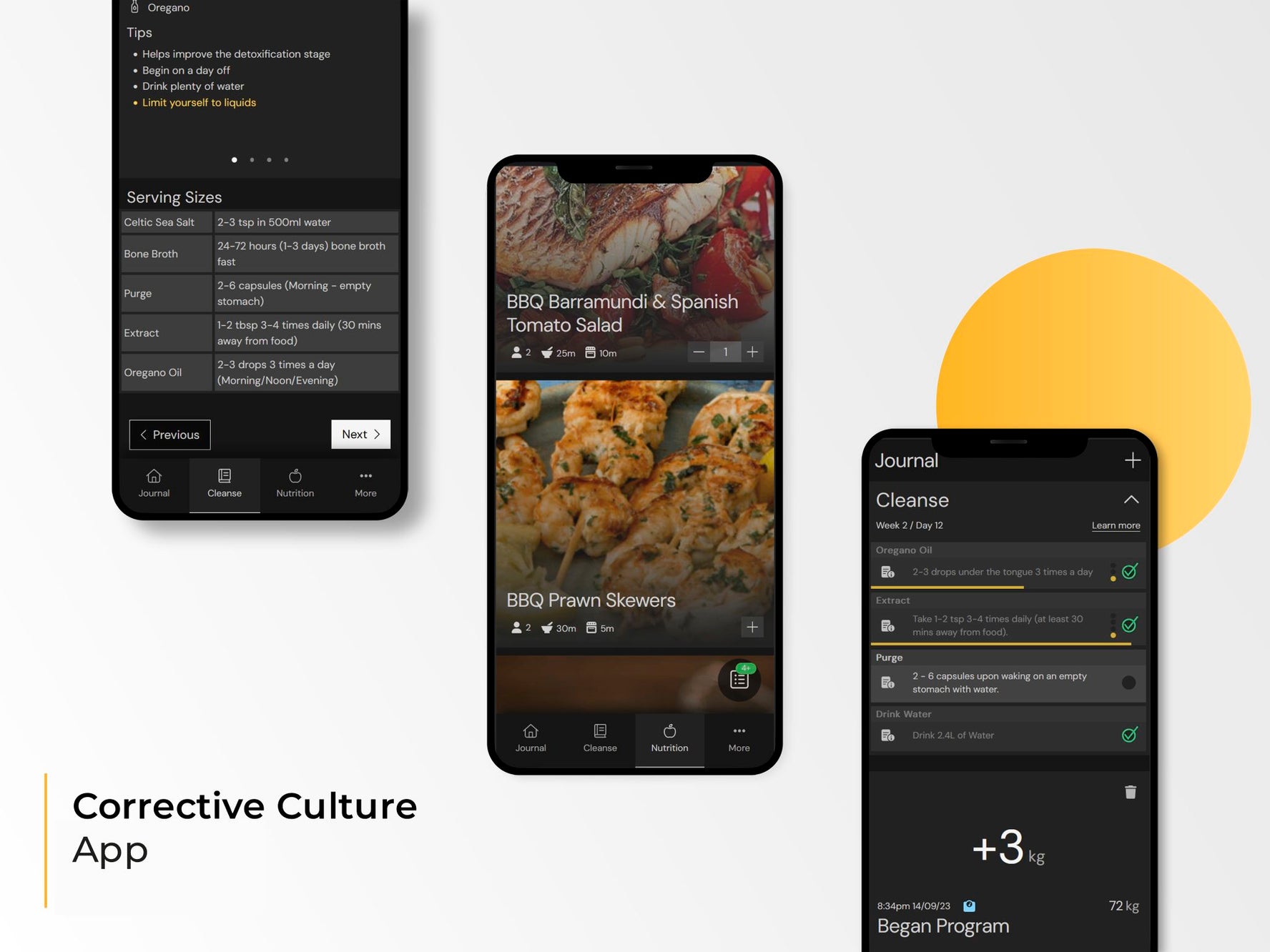 Corrective Culture App - 3 Month Start